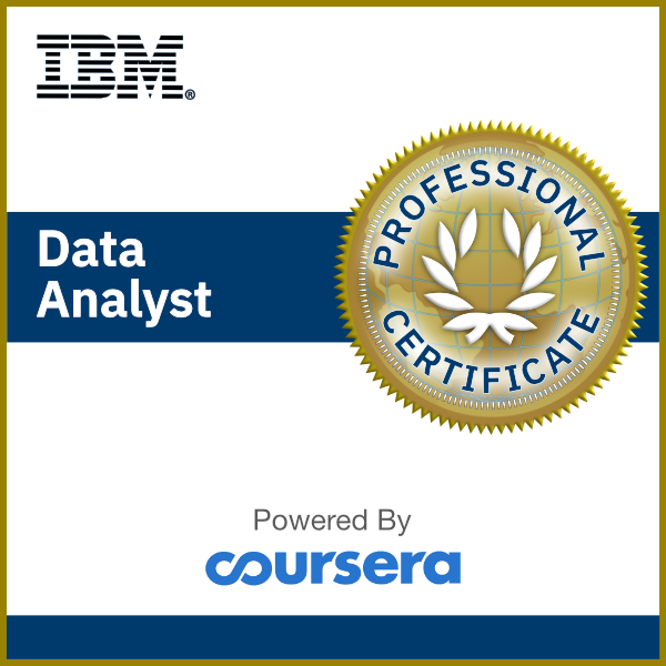 IBM Certified Data Analyst